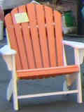 Tangerine Oversize Adirondack